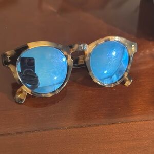 Illesteva Blue and Tortoise Shell Glasses